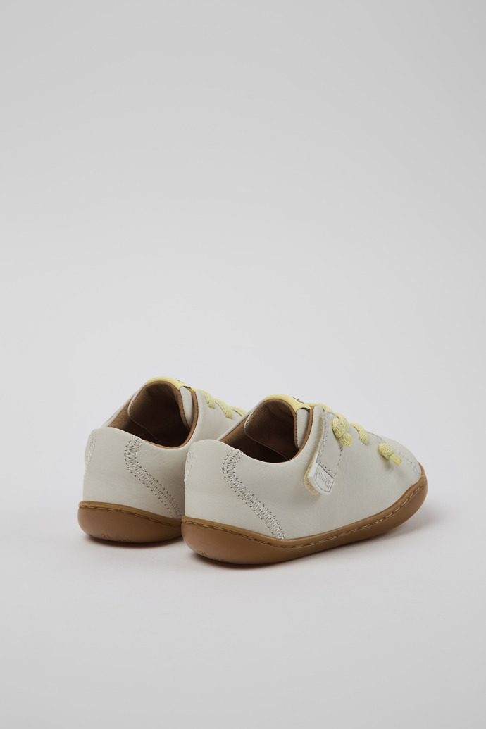 Camper Peu - Weißer Kinderschuh aus Leder.