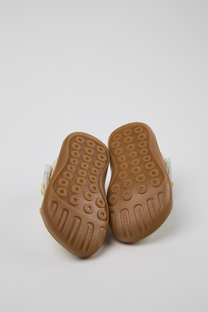 Camper Peu - Weißer Kinderschuh aus Leder.