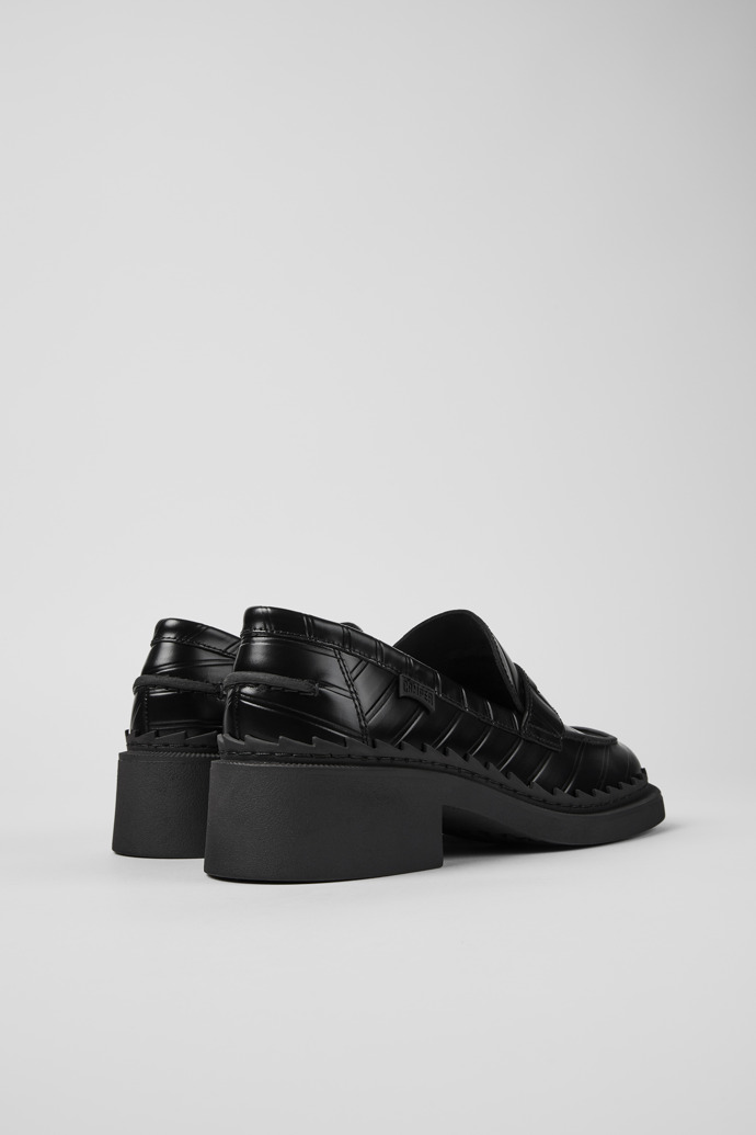 Camper Twins - Schwarzer Damenloafer aus Leder