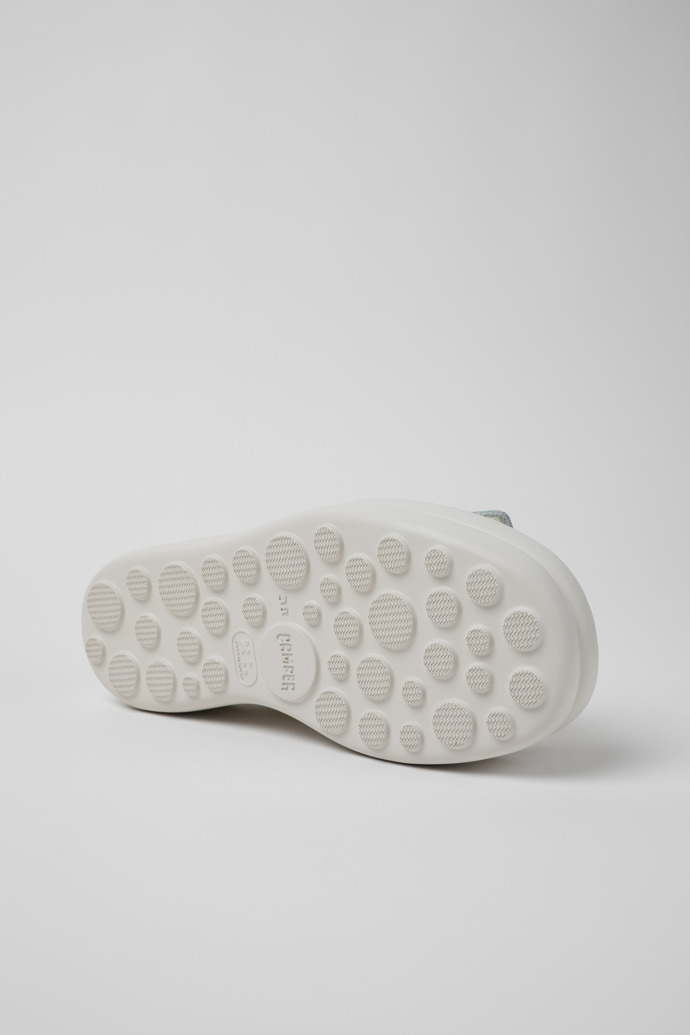 Camper Pelotas Flota Up - Weiße Ledersandalen für Damen.