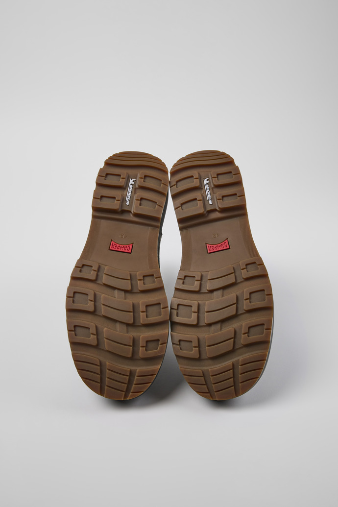 Camper Brutus Trek MICHELIN - Grüngraue Herrenstiefelette aus Nubukleder