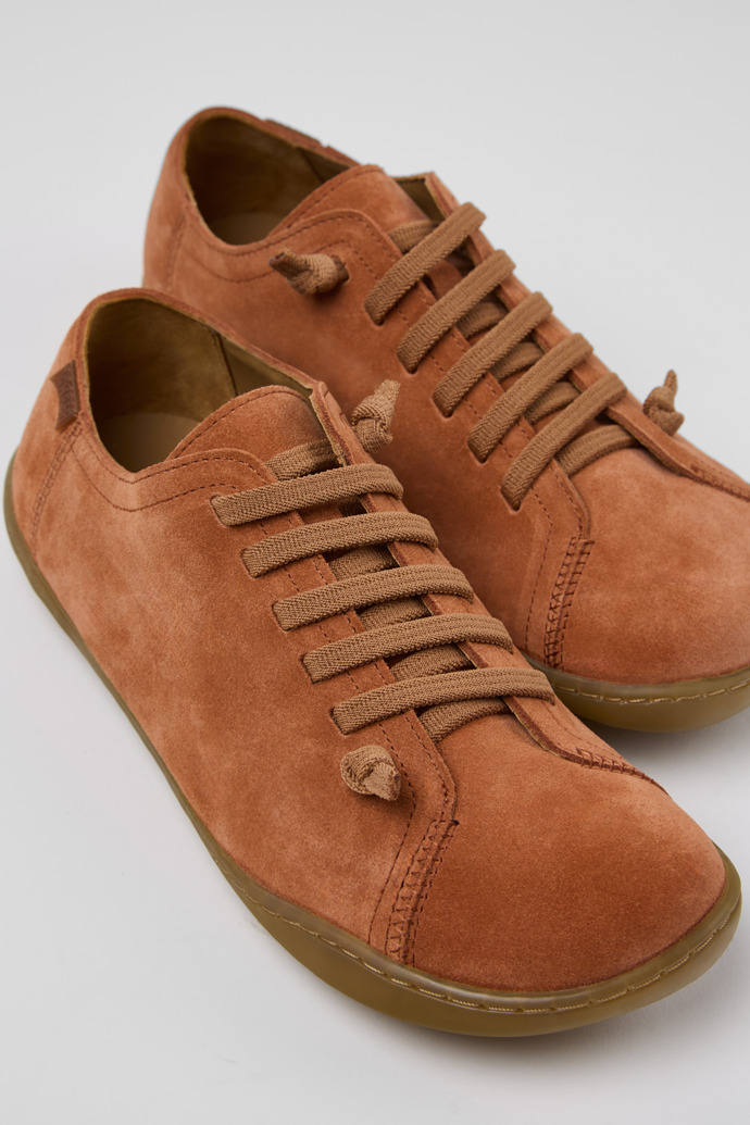 Camper Peu - Rote Nubukschuhe für Damen.