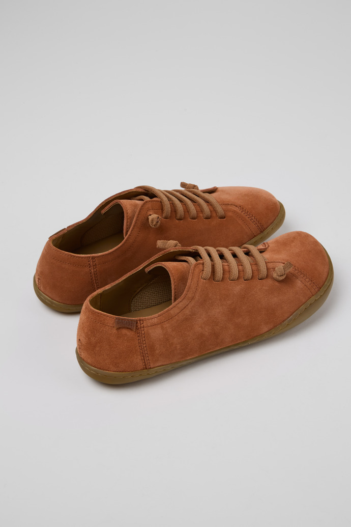 Camper Peu - Rote Nubukschuhe für Damen.