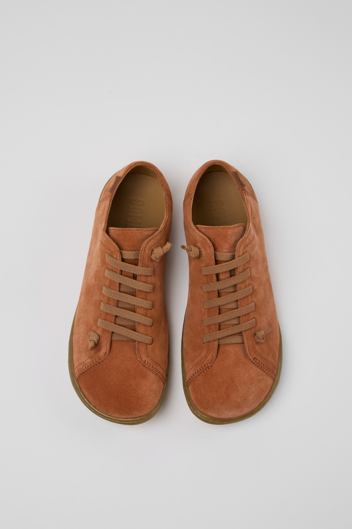 Camper Peu - Rote Nubukschuhe für Damen.