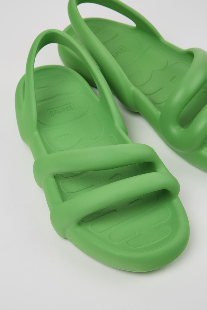 Camper Kobarah Flat - Grüne Unisex-Sandale