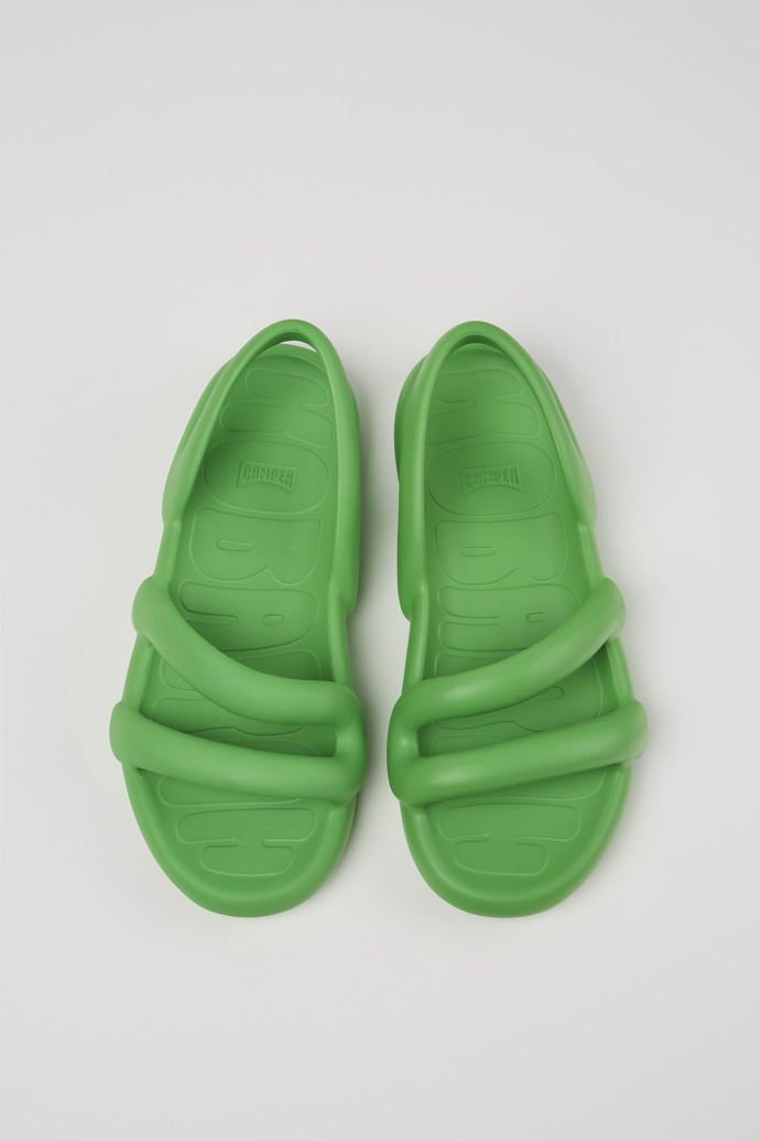 Camper Kobarah Flat - Grüne Unisex-Sandale