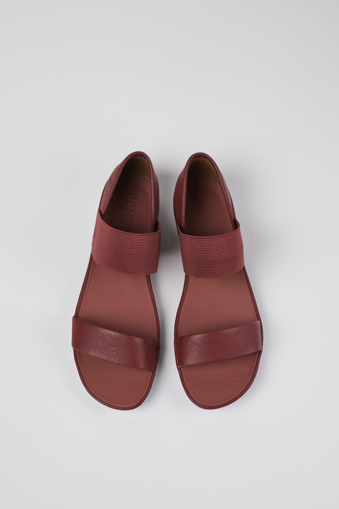Camper Right - Rote Ledersandalen für Damen