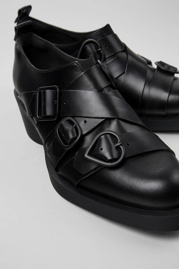 Camper Twins - Schwarzer Damenschuh aus Leder