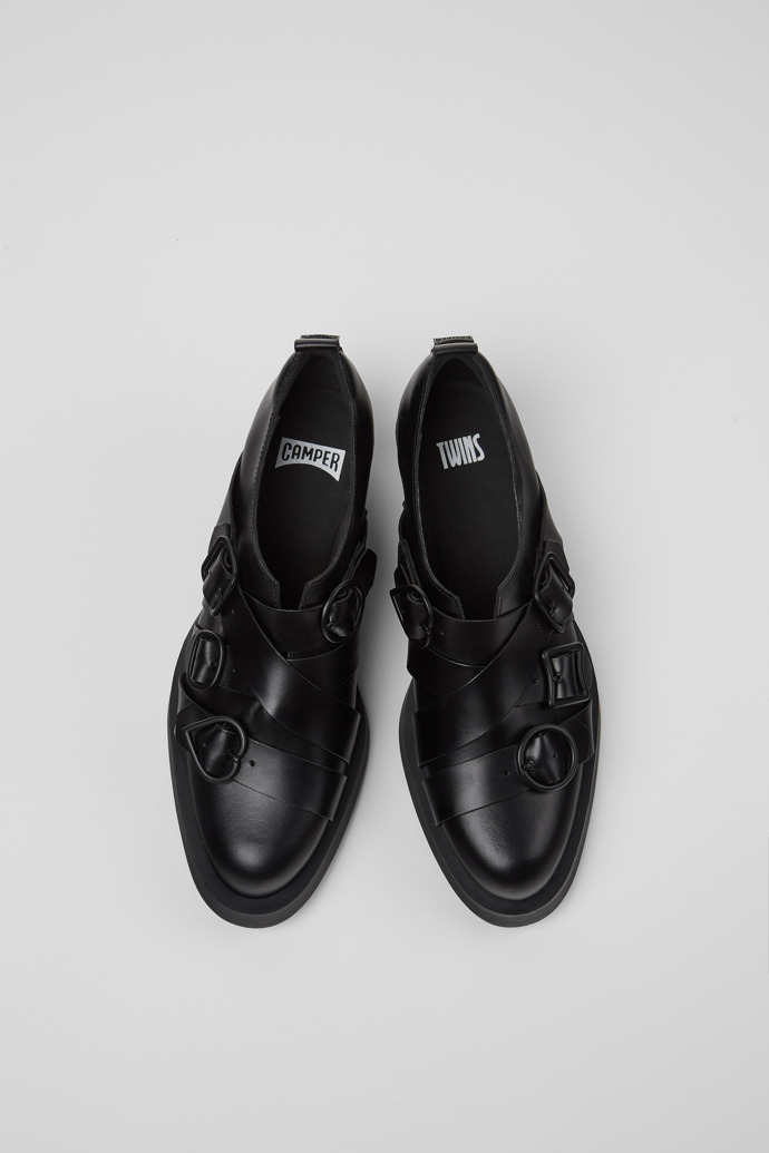 Camper Twins - Schwarzer Damenschuh aus Leder