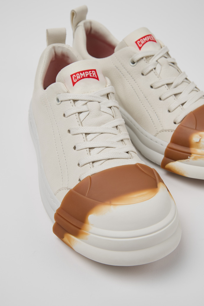 Camper Junction Runner - Weißer Damessneaker aus Leder.