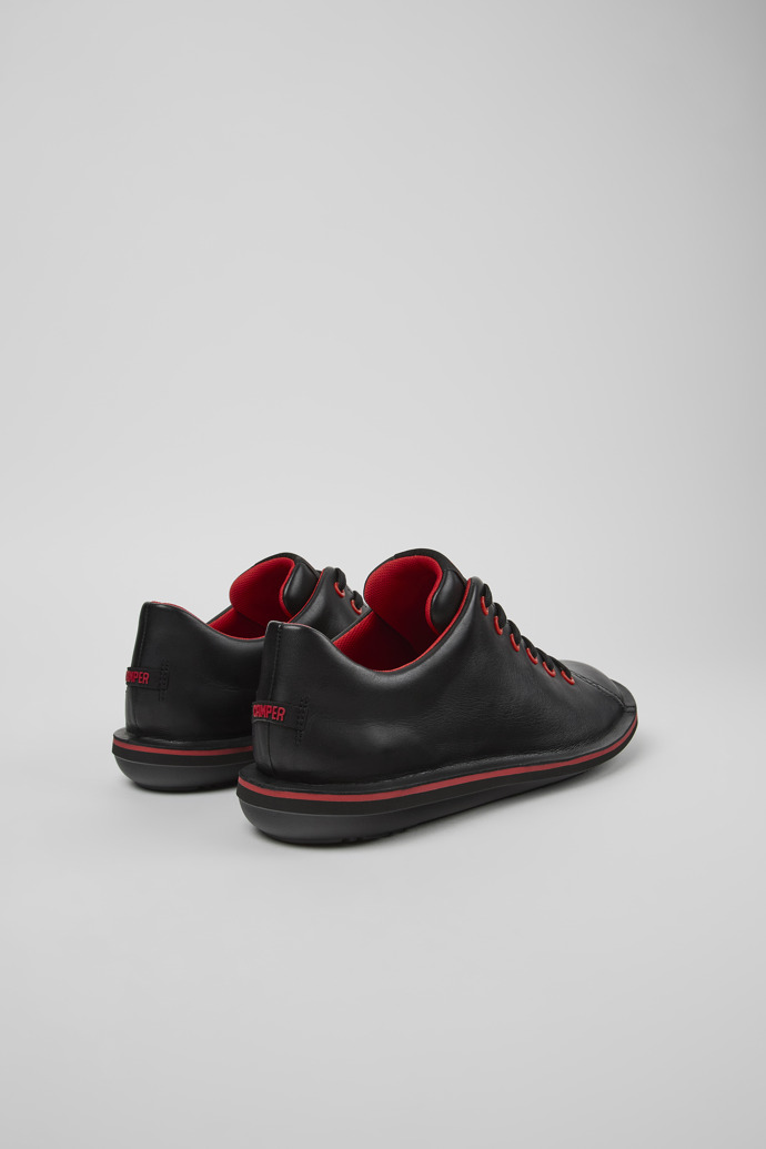 Camper Beetle - Schwarzer Herrenschuh aus Leder.