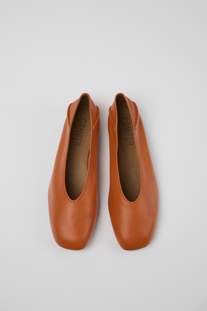 Camper Casi Myra - Orange Damenballerinas aus Leder