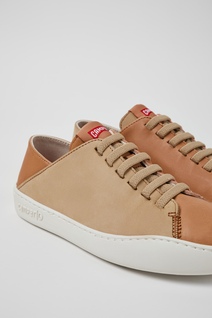 Camper Twins - Mehrfarbiger Damessneaker aus Nubukleder und Leder.