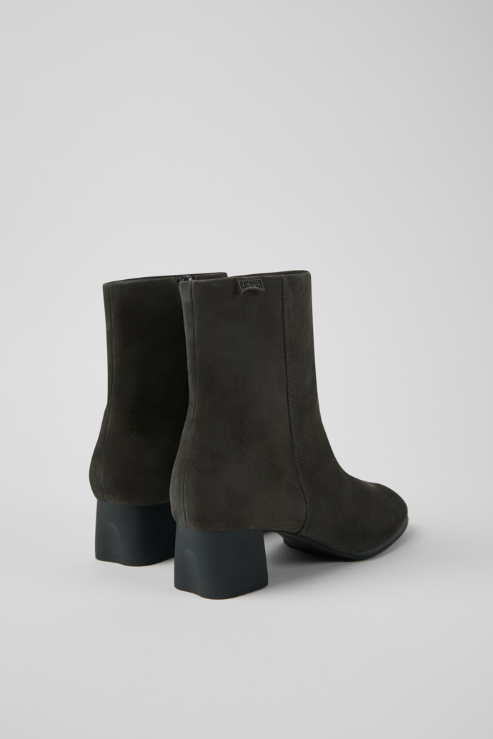Camper Katie - Graue Stiefeletten aus Nubukleder für Damen.