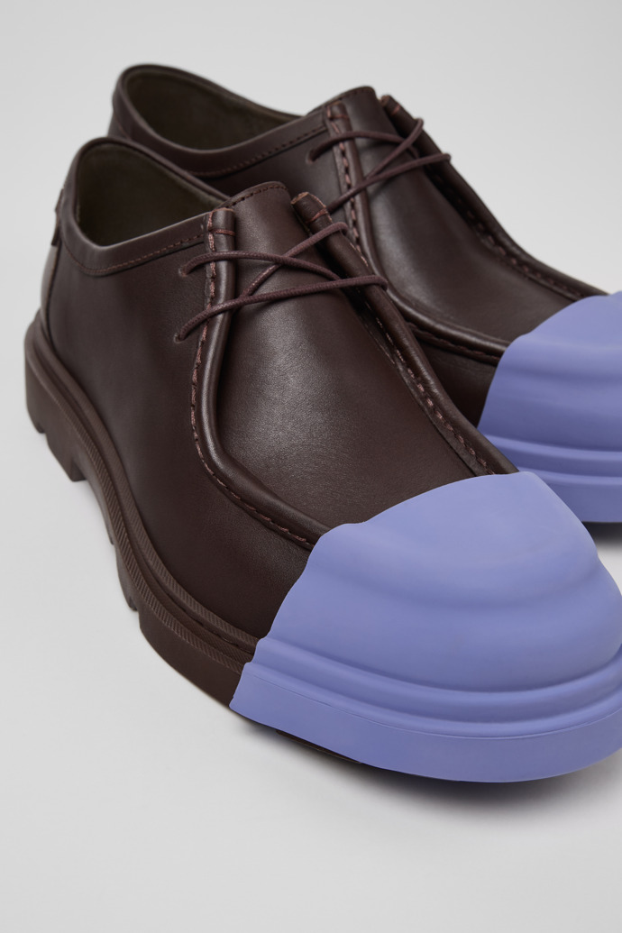 Camper Junction - Brauner Herrenschuh aus Leder.