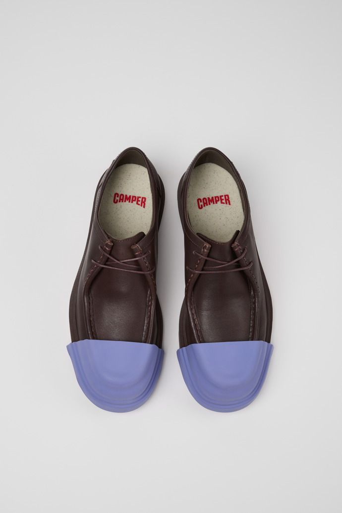 Camper Junction - Brauner Herrenschuh aus Leder.