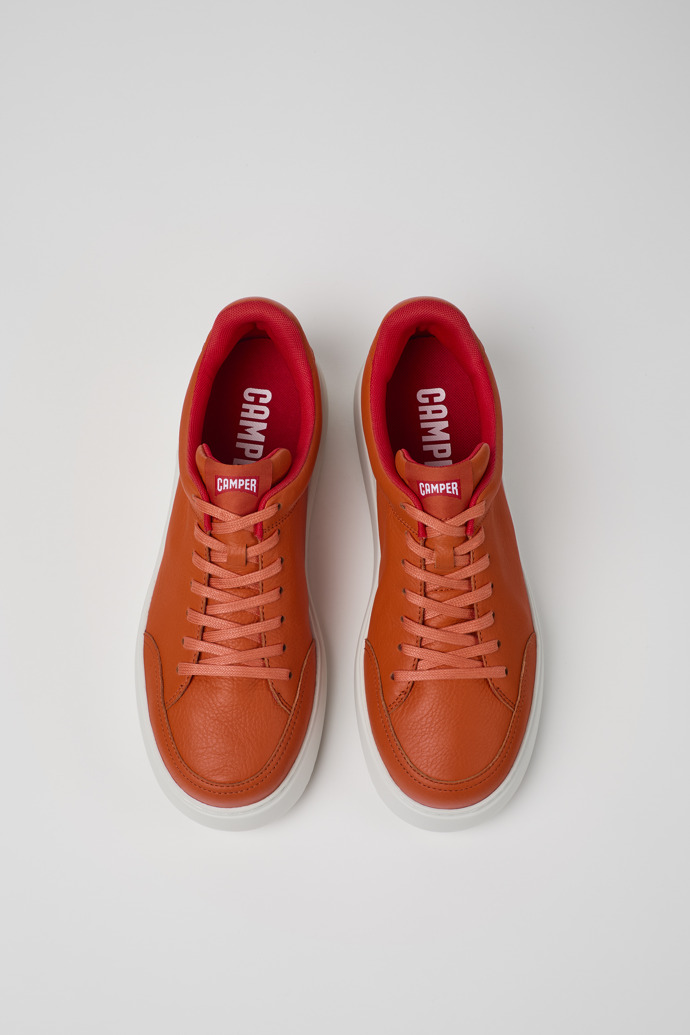 Camper Runner K21 - Oranger Ledersneaker für Herren