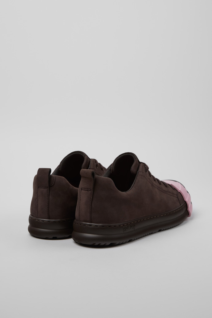 Camper Junction Runner - Brauner Herrensneaker aus Nubukleder.