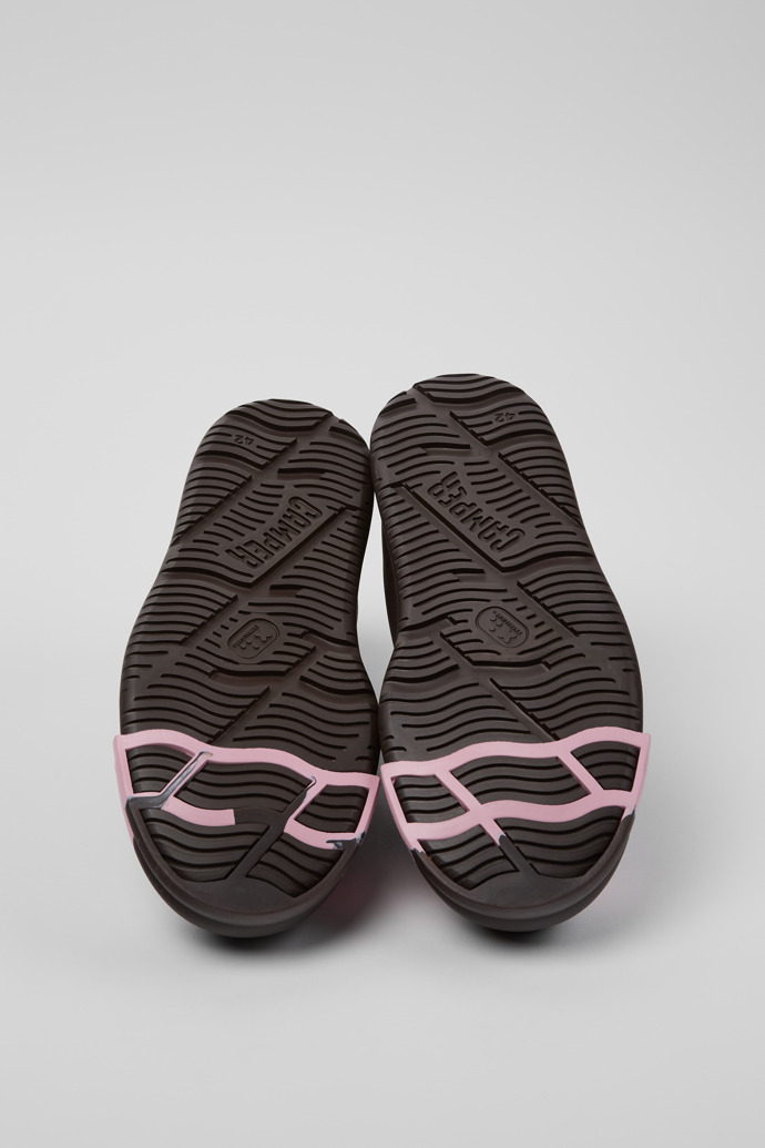 Camper Junction Runner - Brauner Herrensneaker aus Nubukleder.