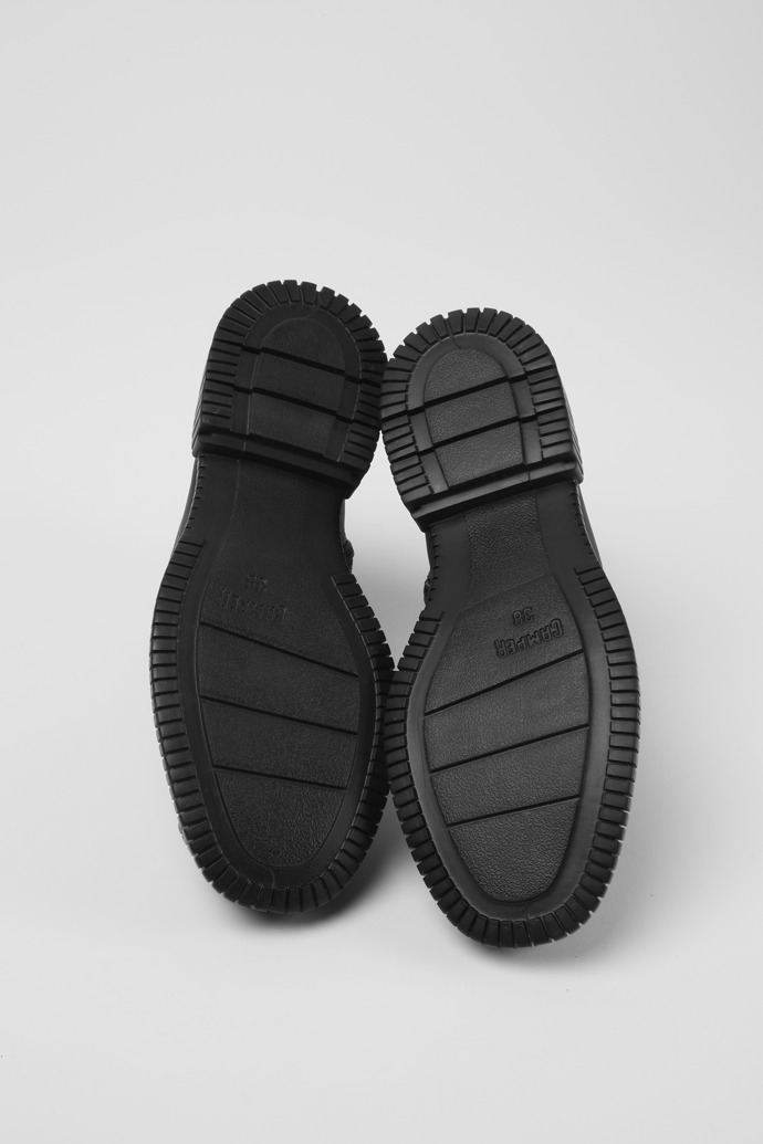 Camper Pix - Damenstiefelette aus Leder in Grün und Schwarz
