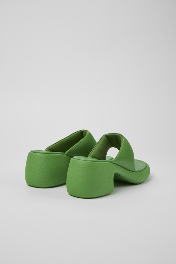 Camper Thelma - Grüne Ledersandalen für Damen