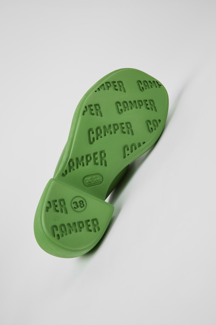 Camper Thelma - Grüne Ledersandalen für Damen