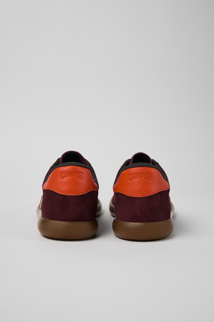 Camper Pelotas Soller - Weinroter Herrensneaker aus Nubukleder/Leder