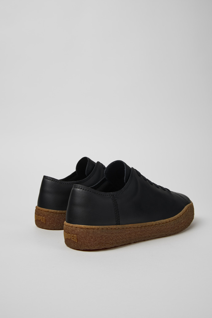 Camper Peu Terreno - Schwarzer Herrenschuh aus Leder.