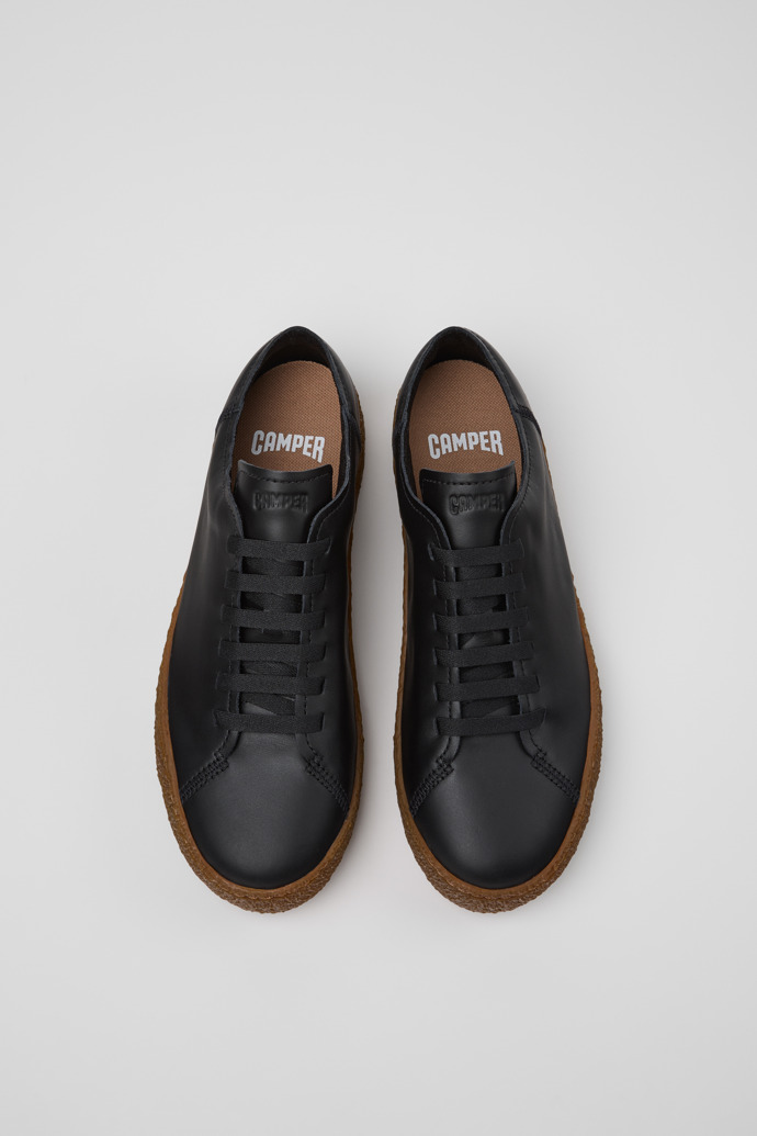 Camper Peu Terreno - Schwarzer Herrenschuh aus Leder.