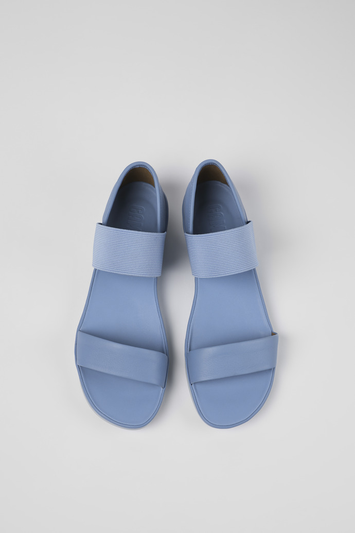 Camper Right - Blaue Ledersandalen für Damen