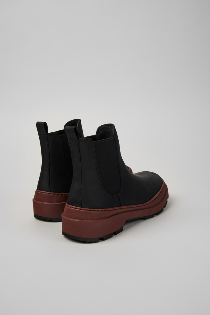Camper Brutus Trek MICHELIN - Schwarze Herrenstiefelette aus Nubukleder