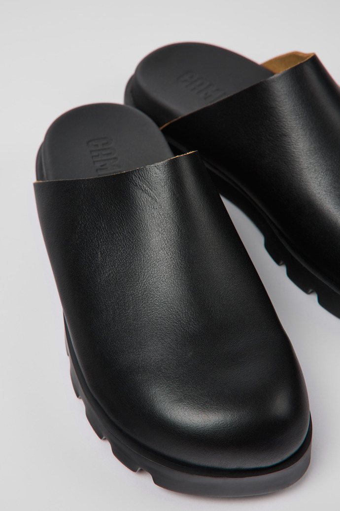 Camper Brutus Sandal - Schwarze Ledersandale für Damen.