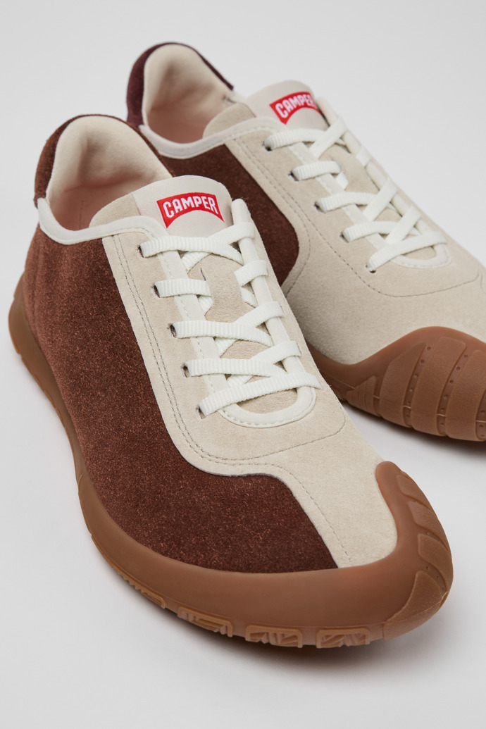 Camper Twins - Mehrfarbiger Damensneaker aus Nubukleder.
