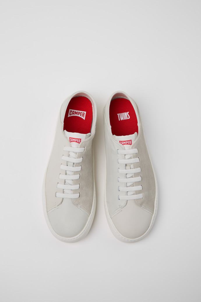 Camper Twins - Mehrfarbiger Herrenschuh aus Nubukleder.