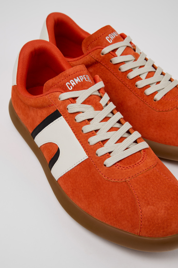 Camper Pelotas Soller - Mehrfarbiger Herrensneaker aus Leder und Nubukleder.