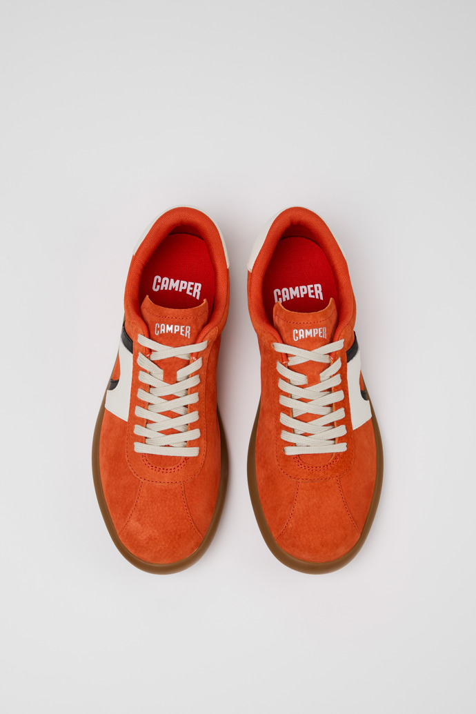 Camper Pelotas Soller - Mehrfarbiger Herrensneaker aus Leder und Nubukleder.