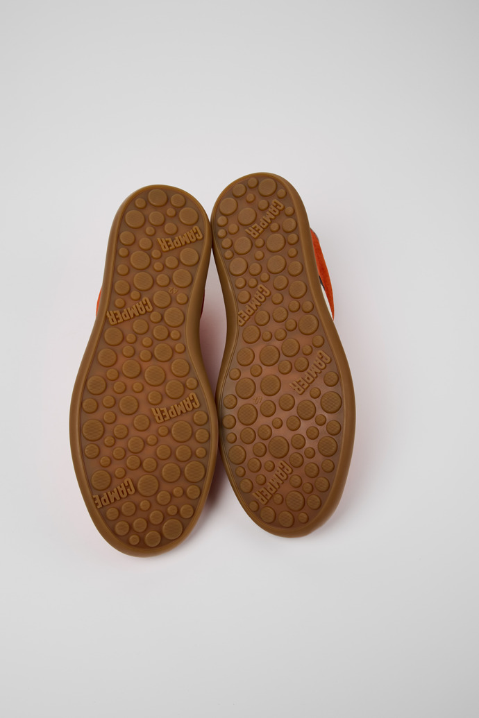 Camper Pelotas Soller - Mehrfarbiger Herrensneaker aus Leder und Nubukleder.