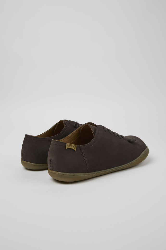 Camper Peu - Brauner Herrenschuh aus Nubukleder und Leder.