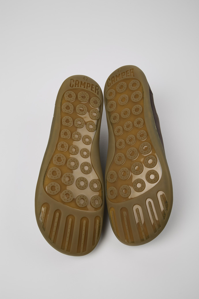 Camper Peu - Brauner Herrenschuh aus Nubukleder und Leder.