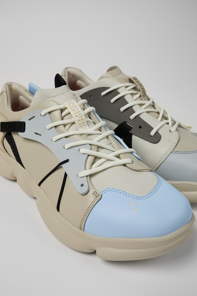 Camper Twins - Mehrfarbiger Herrensneaker aus Leder und Textil