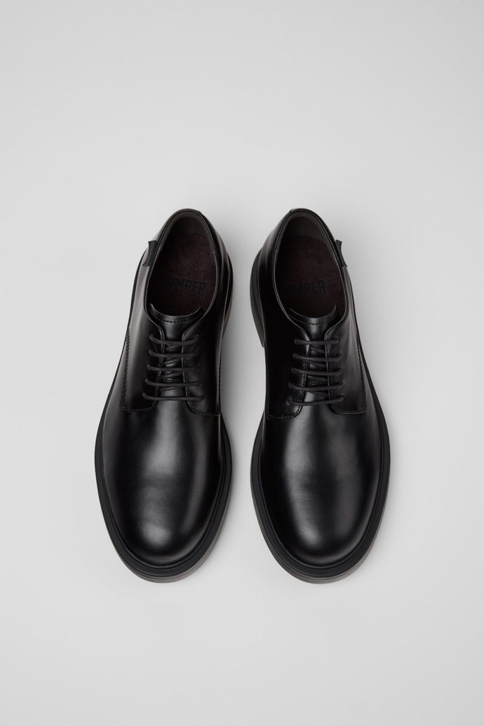 Camper Dean - Schwarzer Herrenschuh aus Leder.