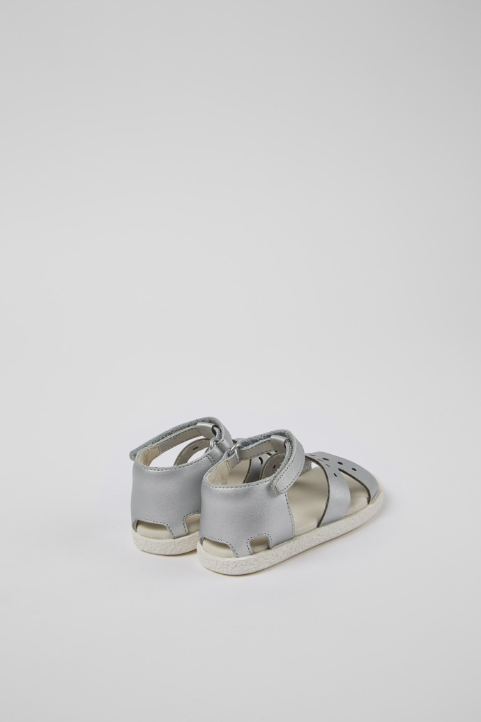 Camper Twins - Graue Ledersandalen