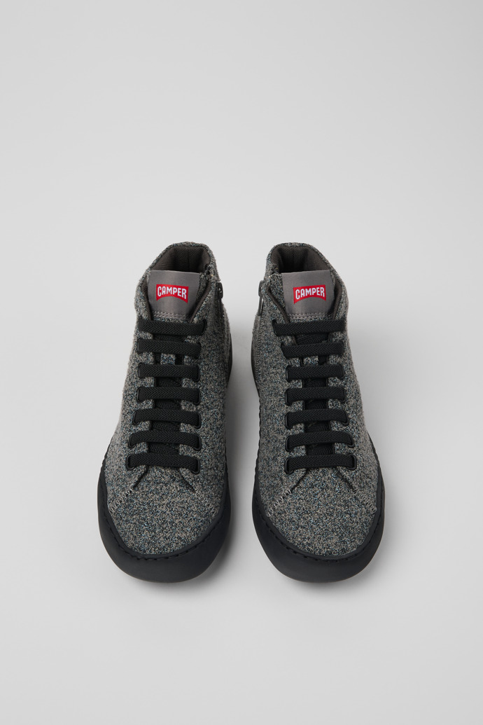 Camper Peu Touring - Graue Damenstiefelette aus Textil
