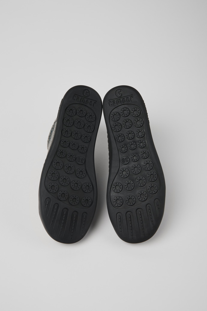 Camper Peu Touring - Graue Damenstiefelette aus Textil