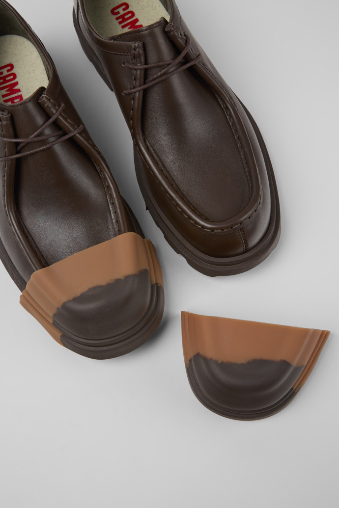 Camper Junction Toe Caps - Zehenaufsätze aus Gummi in Braun