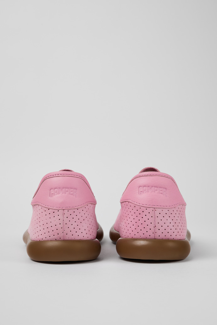 Camper Pelotas Soller - Rosafarbener Damensneaker aus Nubukleder/Leder