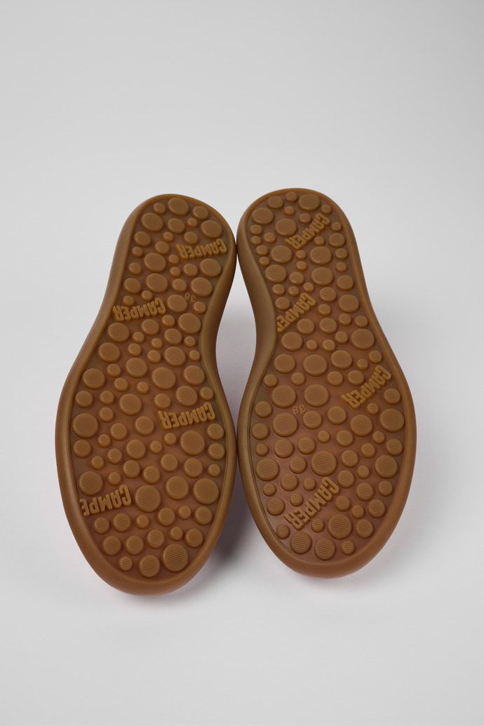 Camper Pelotas Soller - Rosafarbener Damensneaker aus Nubukleder/Leder