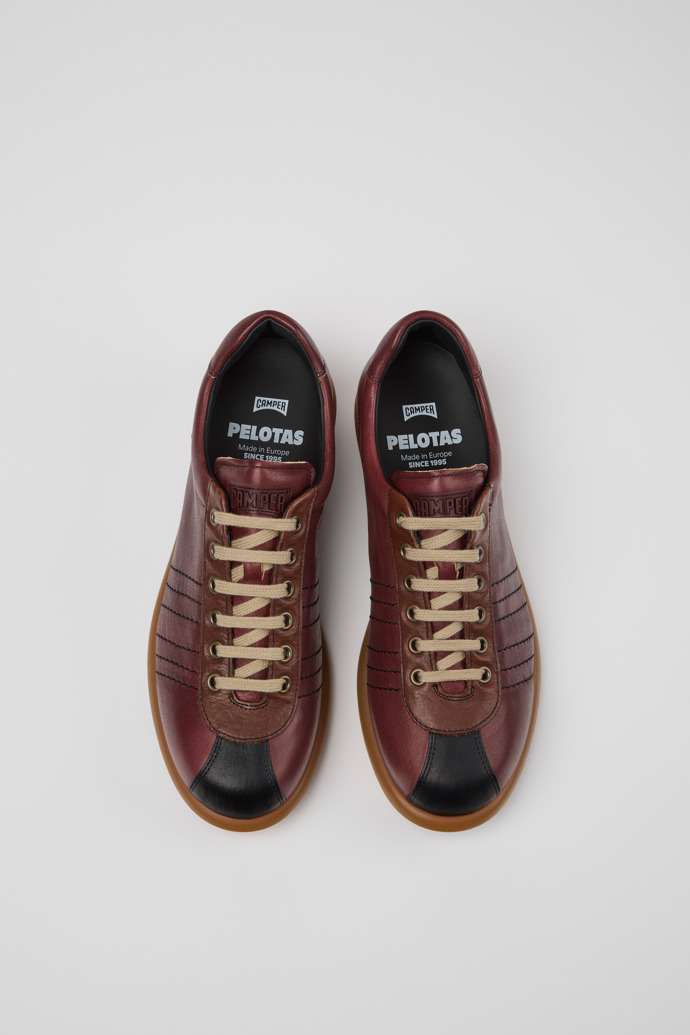 Camper Pelotas - Mehrfarbige Lederschuhe für Damen.