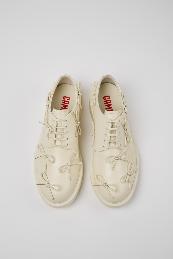 Camper Dean - Weißer Herrenschuh aus Leder.