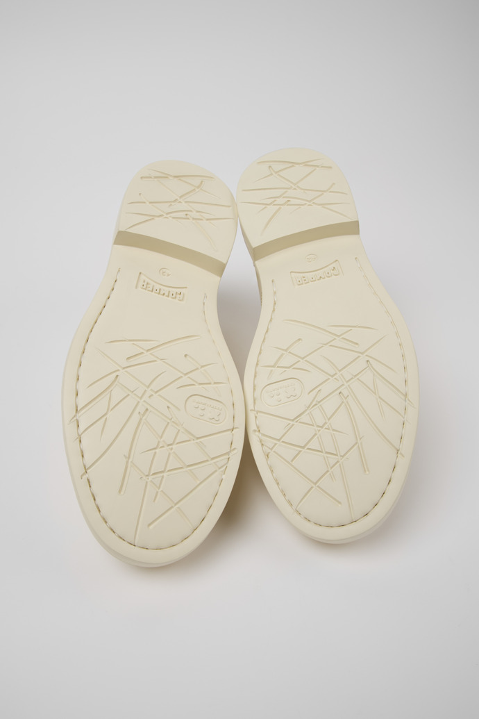Camper Dean - Weißer Herrenschuh aus Leder.